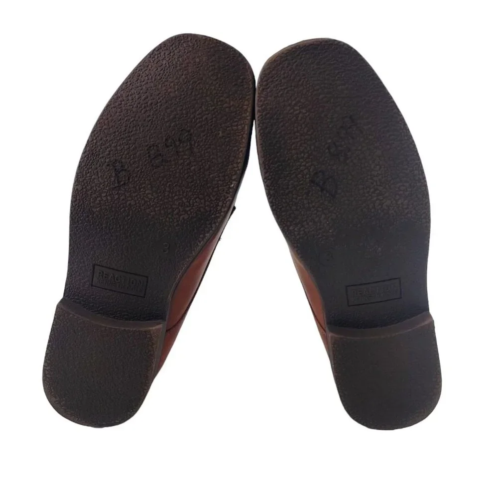 Kenneth Cole Reaction Kids Size 3 Brown Lace‎ Up Square Toe Oxford KCR181-144